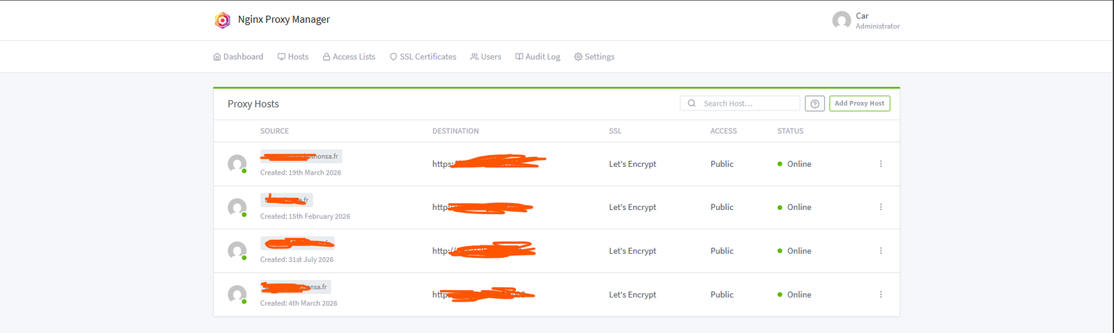 Nginx Proxy Manager
